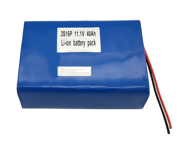 3S16P 11.1V 40Ah Li-ion battery pack