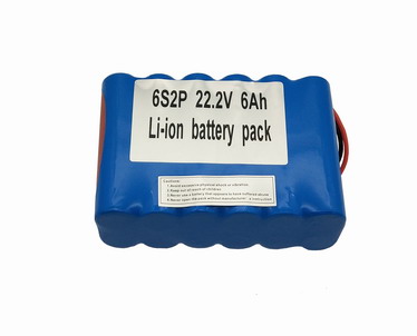 6S2P 22.2V 6Ah Li-ion Battery Pack
