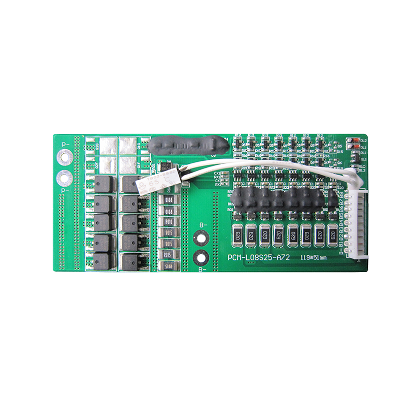 PCM-L08S25-A72 Smart BMS PCM for Li-Ion/Li-Po/LiFePO4 Battery with Balance PCM for 5S-9S