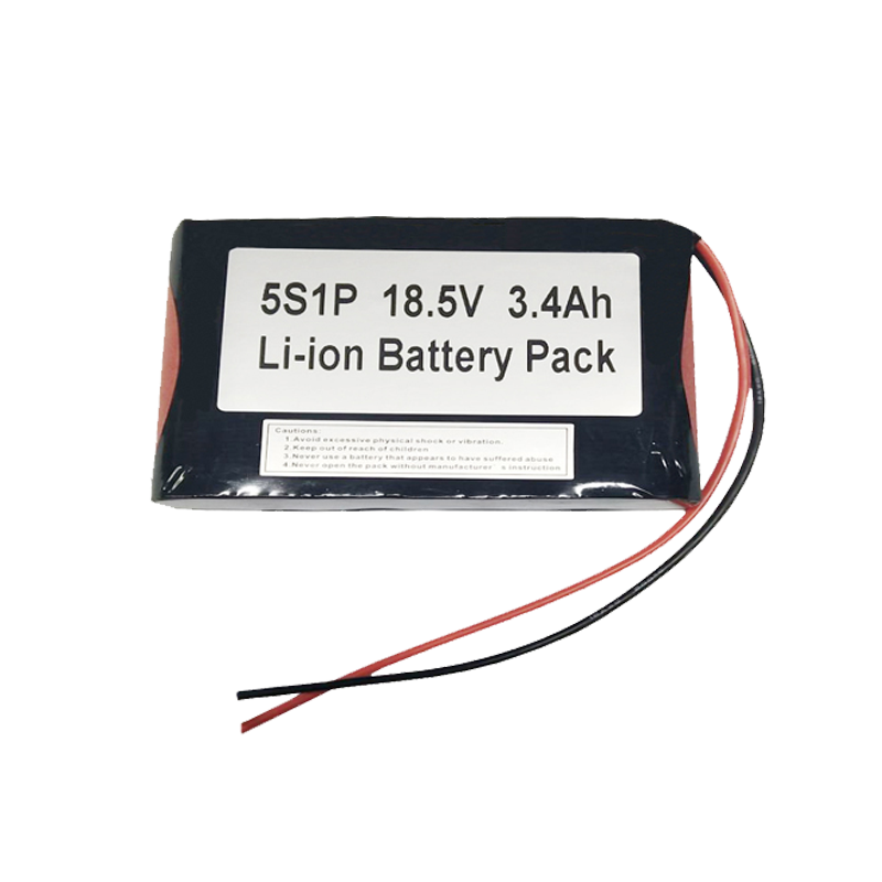 5S1P 18V 3.4Ah Li-ion Battery Pac 14.8V(4S)-22.2V(6S)