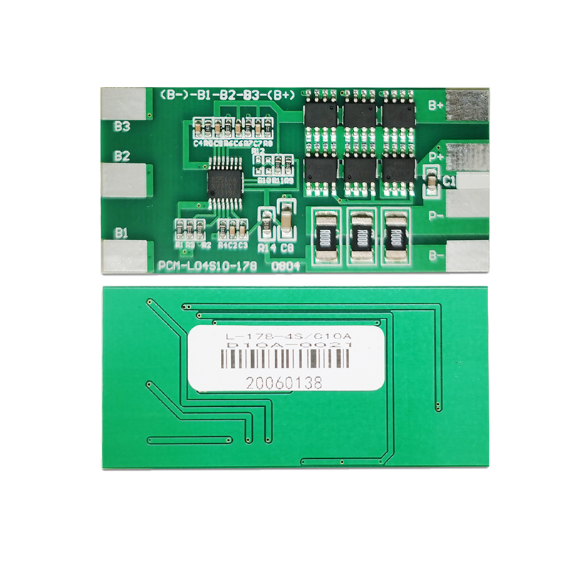 PCM-L04S10-178 Smart BMS PCM for Li-Ion/Li-Po/LiFePO4 Battery PCM for 3S-4S