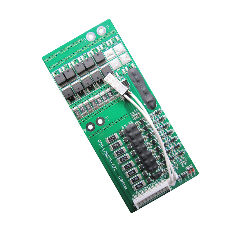 PCM-L08S25-A72 Smart BMS PCM for Li-Ion/Li-Po/LiFePO4 Battery with Balance PCM for 5S-9S