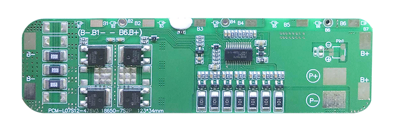 PCM-L07S12-476V3 Smart BMS PCM for Li-Ion/Li-Po/LiFePO4 Battery with Balance NTC PCM for 5S-9S