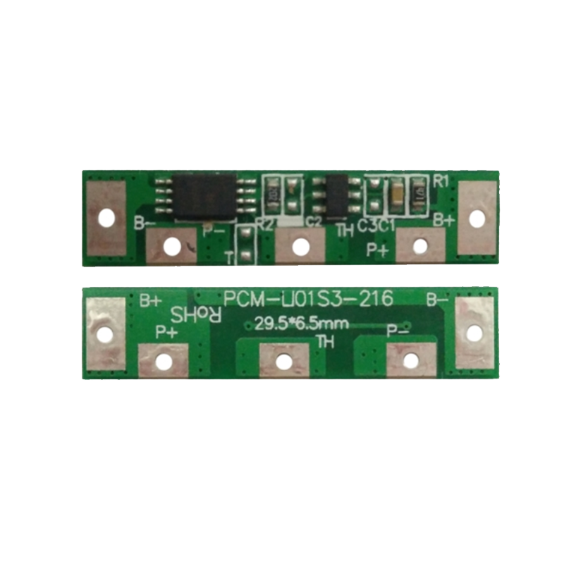 PCM-Li01S3-216 Smart Bms Pcm for Li-ion/Li-po/LiFePO4 Battery with NTC PCM for 1S-2S PCM for 1S-2S