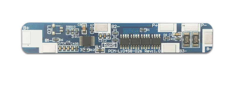 PCM-Li04S8-026 Smart BMS PCM for Li-Ion/Li-Po/LiFePO4 Battery PCM for 3S-4S