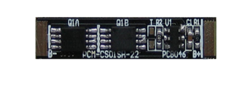 PCM-Li01S8-015 Smart Bms Pcm for Li-ion/Li-po/LiFePO4 Battery with NTC PCM for 1S-2S