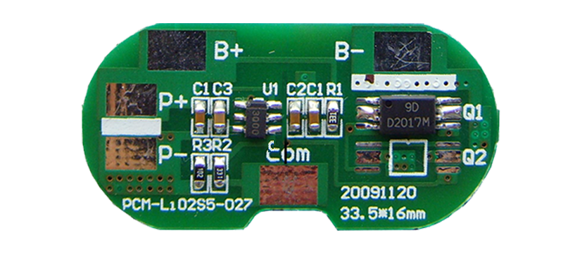 PCM-Li02S5-027 Smart Bms Pcm for Li-ion/Li-po/LiFePO4 Battery PCM for 1S-2S